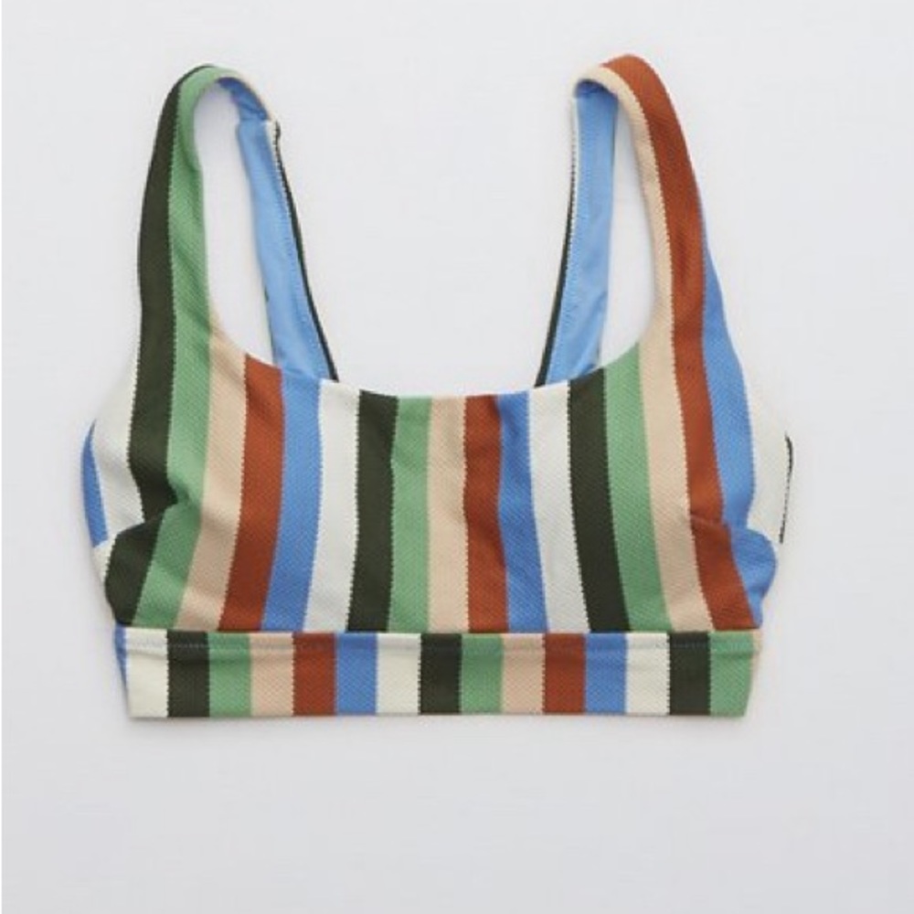AERIE SCOOP SWIM TOP SIZE LARGE